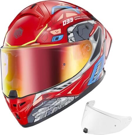 ILM Motorcycle Helmets Full Face for Men Women with Pinlock Powersports Street Racing Cascos para Motos DOT Model MF510